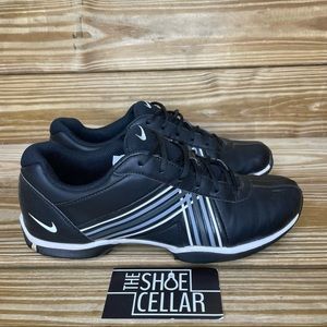 Nike Womens 7.5 Golf Shoes Nike Delight Soft Spikes Black White Gray